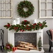 Nearly Natural Cedar Berry Candelabrum in Green