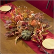 Nearly Natural Harvest Triple Candelabrum in Orange