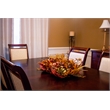 Nearly Natural Harvest Triple Candelabrum in Orange