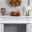 Nearly Natural Peony Hydrangea Candelabrum in Red
