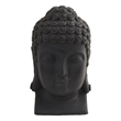 Nearly Natural Buddha Head (Indoor/Outdoor) in Black