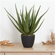 Nearly Natural Aloe Artificial Plant in Green
