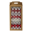 Nearly Natural Holiday Shatterproof 64 Count Christmas Tree Ornament Set