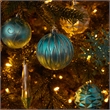 Nearly Natural Holiday Shatterproof 52 Count Christmas Tree Ornament Box Set