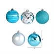 Nearly Natural Holiday Shatterproof 40 Count Christmas Tree Ornament Box Set