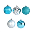 Nearly Natural Holiday Shatterproof 40 Count Christmas Tree Ornament Box Set