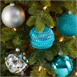 Nearly Natural Holiday Shatterproof 40 Count Christmas Tree Ornament Box Set