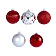 Nearly Natural Holiday Shatterproof 40 Count Christmas Tree Ornament Box Set