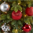 Nearly Natural Holiday Shatterproof 40 Count Christmas Tree Ornament Box Set