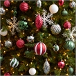 Nearly Natural Holiday Deluxe Shatterproof100 Ct Christmas Tree Ornament BoxSet