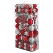 Nearly Natural Holiday Deluxe Shatterproof81 Ct Christmas Tree Ornament Box Set