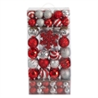 Nearly Natural Holiday Deluxe Shatterproof81 Ct Christmas Tree Ornament Box Set