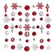 Nearly Natural Holiday Deluxe Shatterproof81 Ct Christmas Tree Ornament Box Set