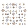 Nearly Natural Holiday Deluxe Shatterproof81 Ct Christmas Tree Ornament Box Set