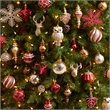Nearly Natural Holiday Deluxe Shatterproof52 Ct Christmas Tree Ornament Box Set