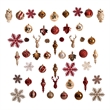 Nearly Natural Holiday Deluxe Shatterproof52 Ct Christmas Tree Ornament Box Set