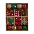 Nearly Natural Holiday Deluxe Shatterproof25 Ct Christmas Tree Ornament Box Set
