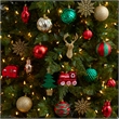 Nearly Natural Holiday Deluxe Shatterproof25 Ct Christmas Tree Ornament Box Set