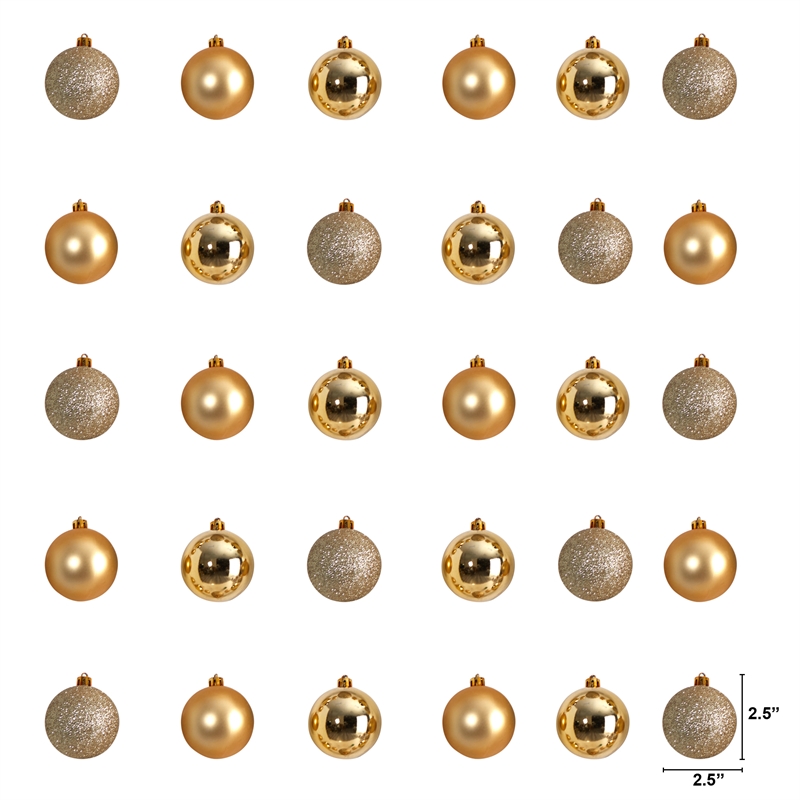 Nearly Natural Holiday Christmas 30 Count 2.5