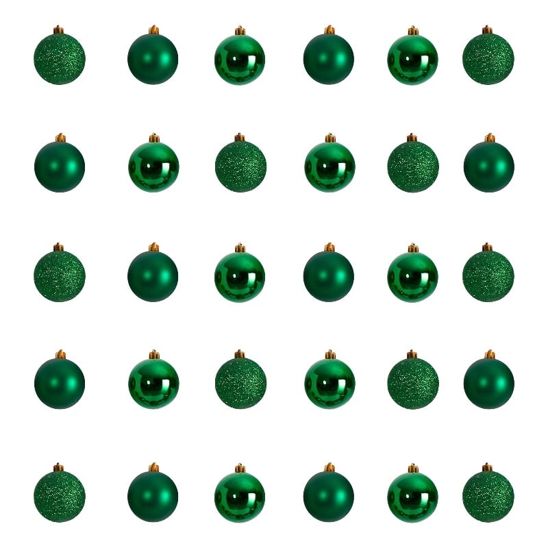 Nearly Natural Holiday Christmas 30 Count 2.5
