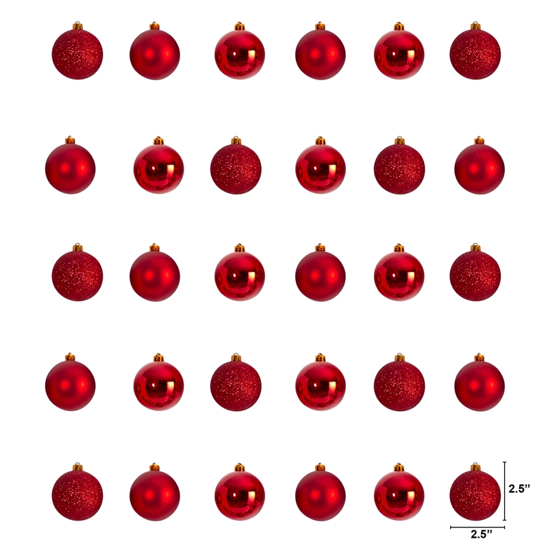 Nearly Natural Holiday Christmas 30 Count 2.5