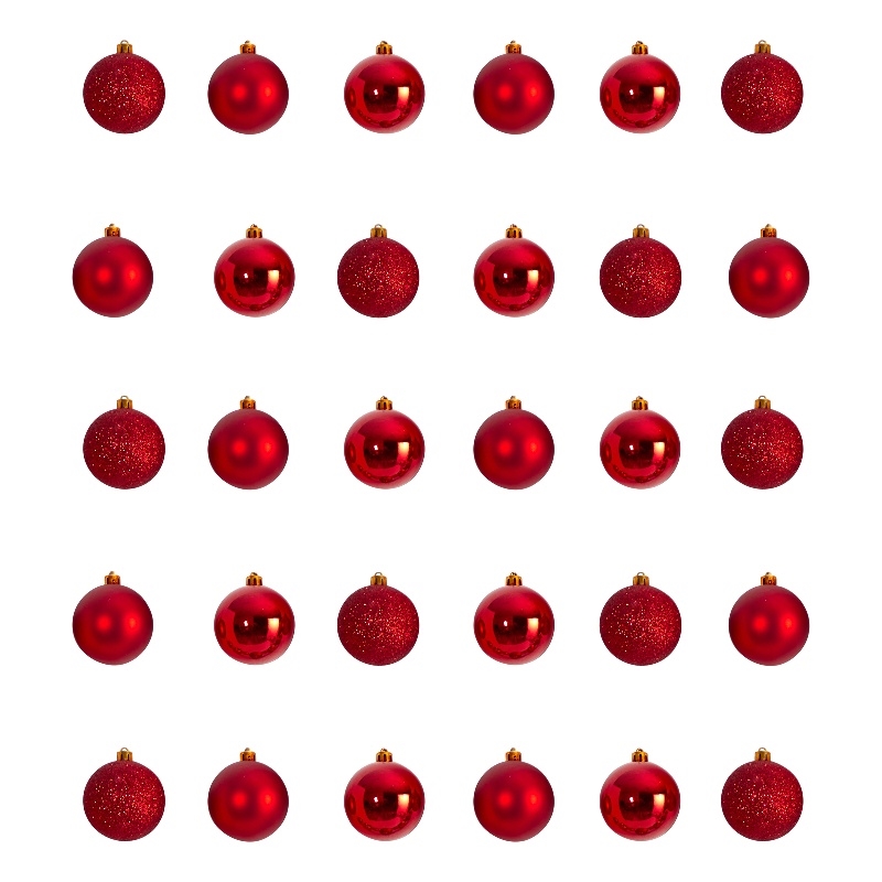 Nearly Natural Holiday Christmas 30 Count 2.5