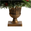 Nearly Natural 3ft Holiday Pre-Lit Snow Tip Greenery Berries & Pinecones Plant