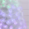 Nearly Natural 4ft White Pre-Lit Fiber Optic Christmas Tree with 120 LED Lights