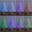 Nearly Natural 4ft White Pre-Lit Fiber Optic Christmas Tree with 120 LED Lights