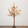 Nearly Natural 3ft Pre-Lit Autumn Eucalyptus Fall Tree w/ Pinecones Berries