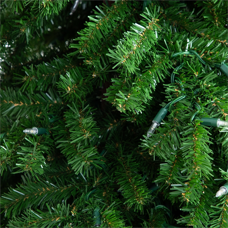 Nearly Natural 7ft Holiday Green Santa's Hat Christmas Tree w/ 500 LED Lights