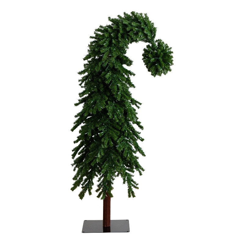 Nearly Natural 7ft Holiday Green Santa's Hat Christmas Tree w/ 500 LED Lights