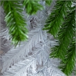 Nearly Natural 9ft Holiday Green & White Santa's Hat Christmas Tree w/ 600 LED