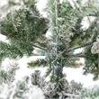Nearly Natural 10ft Flocked Livingston Fir Green Christmas Tree