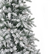 Nearly Natural 11ft Flocked Livingston Fir Green Christmas Tree