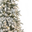 Nearly Natural 11ft Flocked Livingston Fir Green Christmas Tree