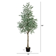 Nearly Natural 13ft Artificial Eucalyptus Tree in Green