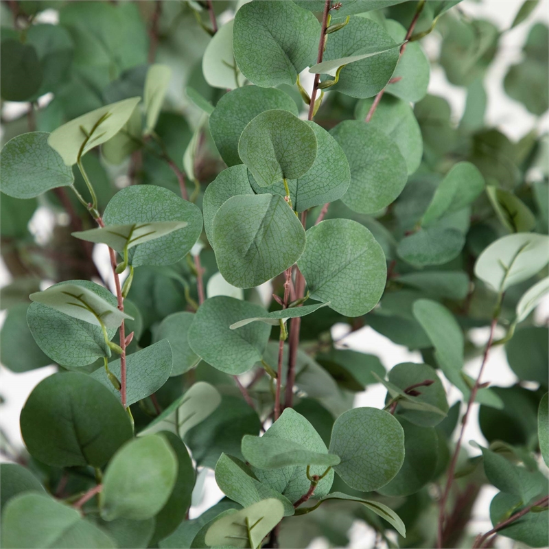 Nearly Natural 13ft Artificial Eucalyptus Tree in Green