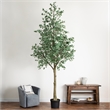 Nearly Natural 13ft Artificial Eucalyptus Tree in Green