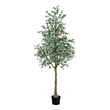 Nearly Natural 13ft Artificial Eucalyptus Tree in Green