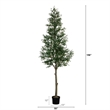 Nearly Natural 13ft Artificial Olive Tree in Green