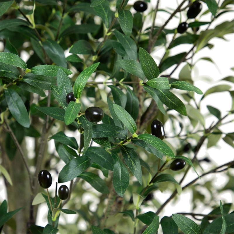 Nearly Natural 13ft Artificial Olive Tree in Green