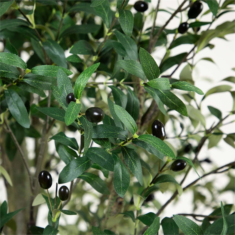 Nearly Natural 13ft Artificial Olive Tree in Green