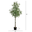 Nearly Natural 12ft Giant Artificial Olive Tree in Green