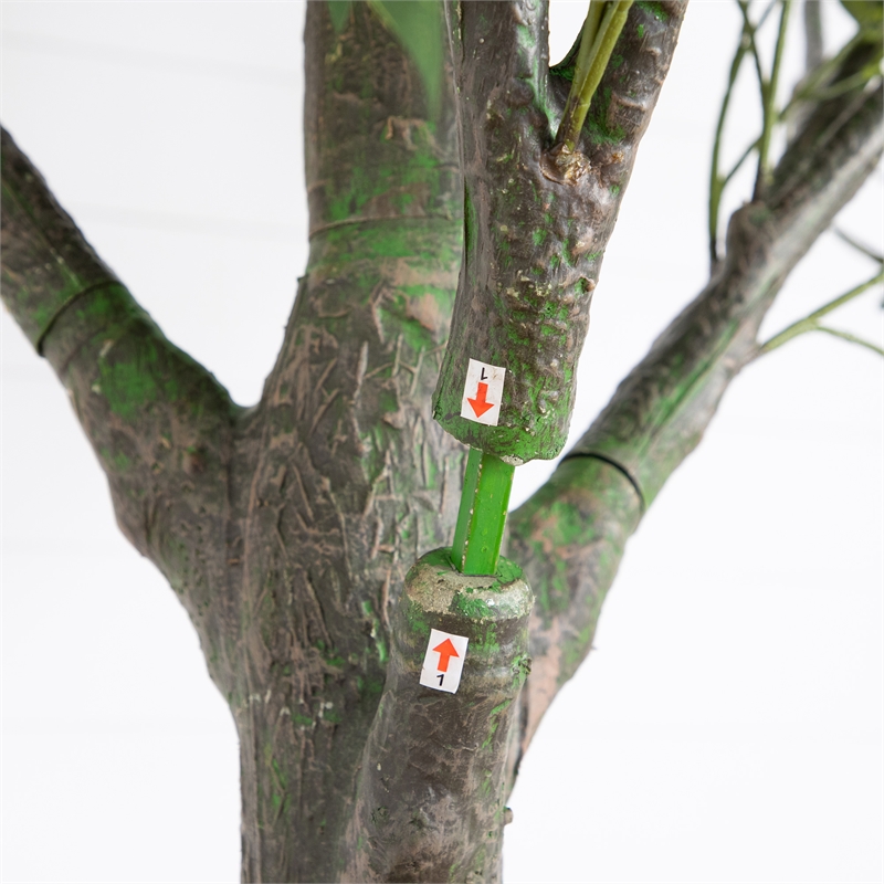 Nearly Natural 12ft Giant Artificial Olive Tree in Green