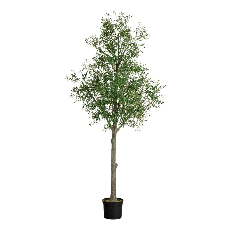 Nearly Natural 12ft Giant Artificial Olive Tree in Green