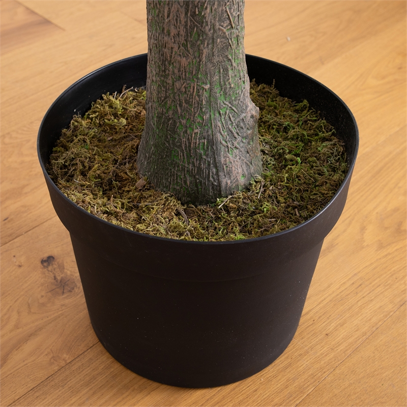 Nearly Natural 12ft Artificial Eucalyptus Tree in Green