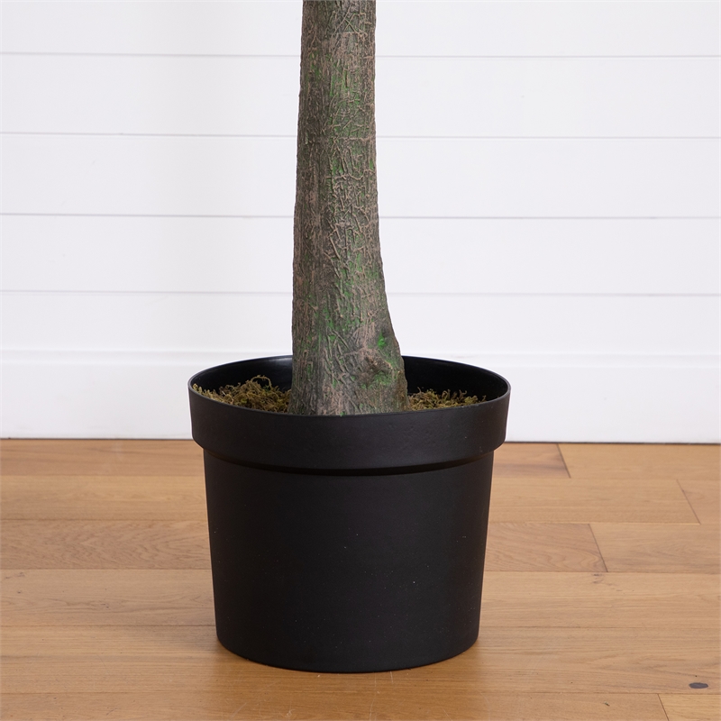 Nearly Natural 12ft Artificial Eucalyptus Tree in Green