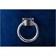 Tufted Navy Blue Velvet Side Chairs with Clear Acrylic Legs (Set of 2)