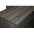 Rustic Wood Gray 5pc Bedroom Set in Twin Size with Chest